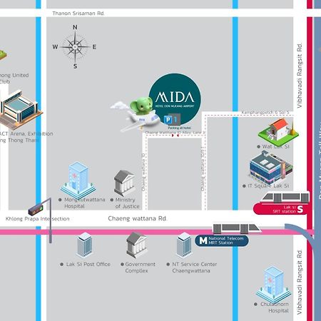 Mida Hotel Don Mueang Airport Bangkok Exterior foto